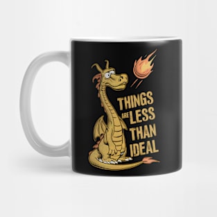 "Dragon's Lament: Fiery Foresight" Mug